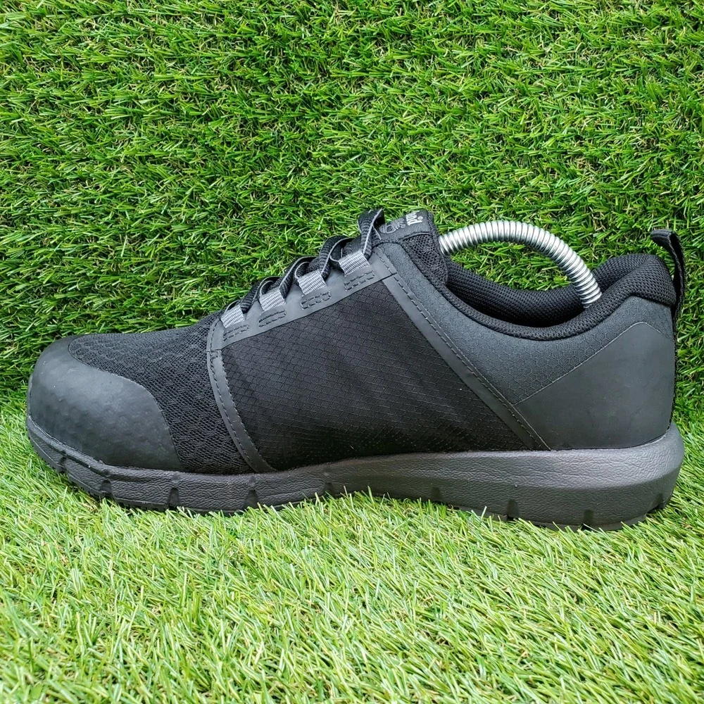 Timberland PRO Radius SIZE 9 Men's Composite Toe Safety Work Shoe Black EH AF SR